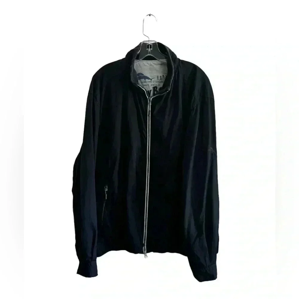 Vintage Tommy Bahama men Cannes Cruiser Full Zip Jacket Navy Size XL